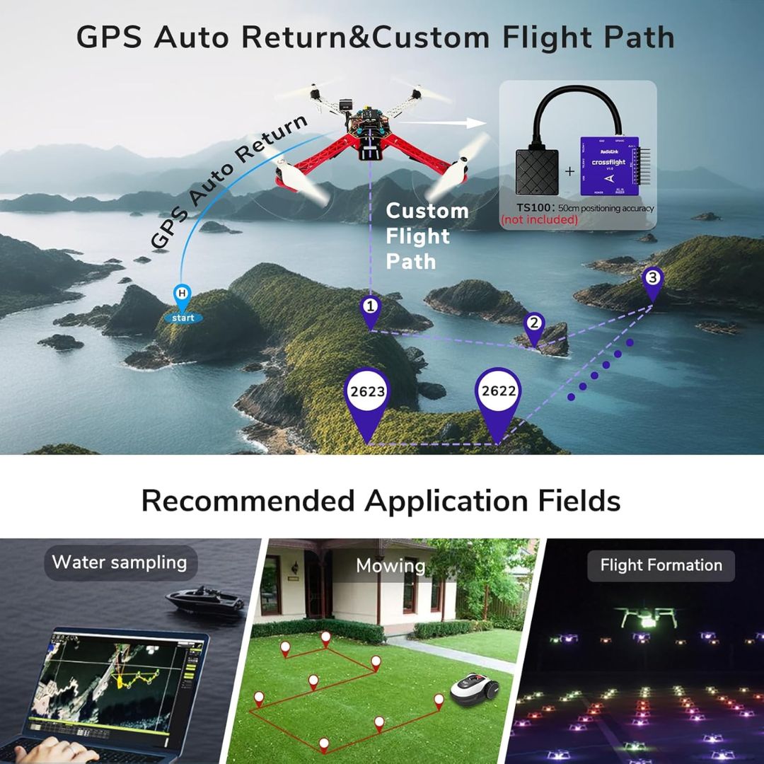 Radiolink: CrossFlight 10 Channels PWM Output OSD Module Integrated