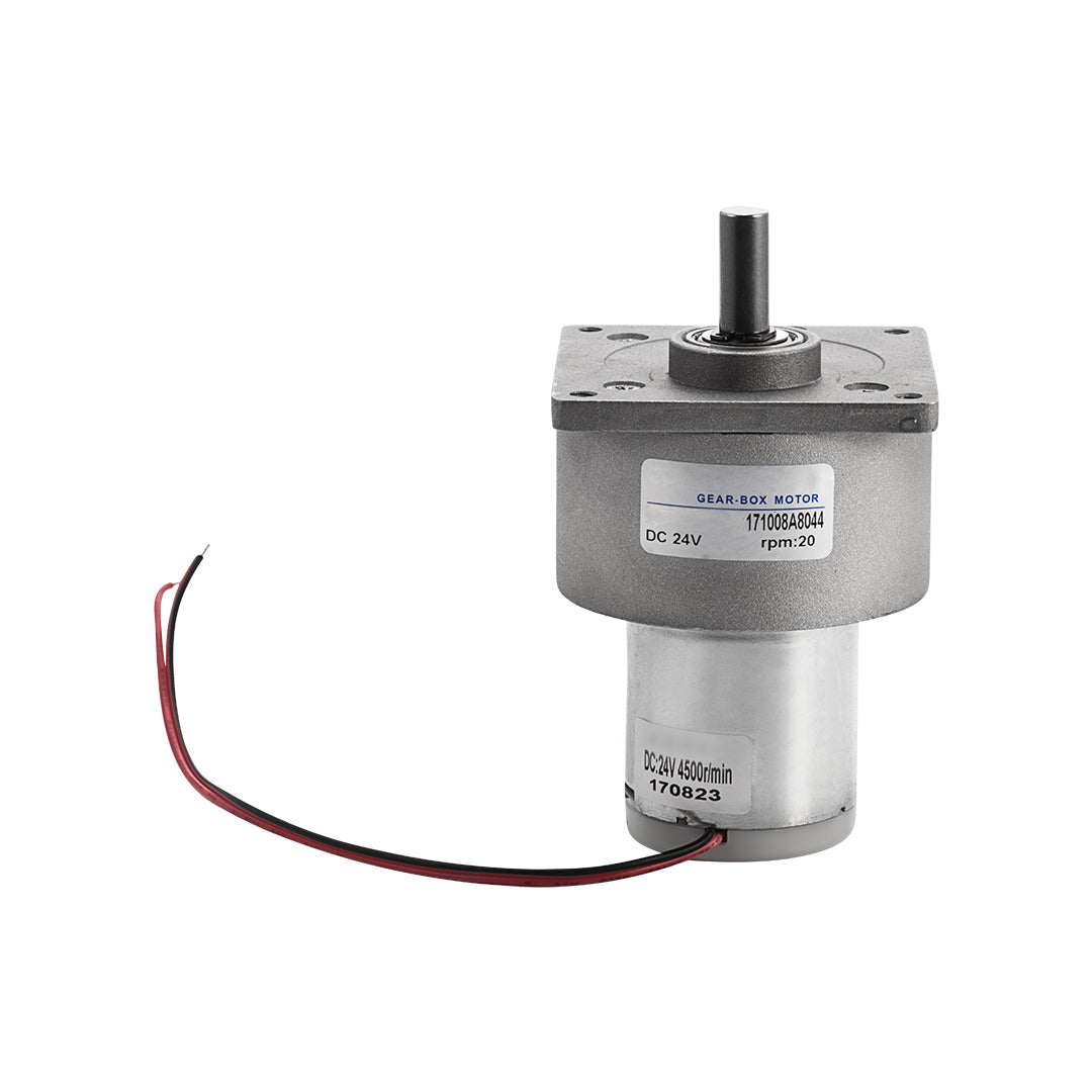 DC 24V 22RPM 60mm Diameter GB60 Geared Industrial Grade Highly Reliable and Full Copper  Side Shaft motor