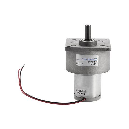 DC 24V 22RPM 60mm Diameter GB60 Geared Industrial Grade Highly Reliable and Full Copper  Side Shaft motor