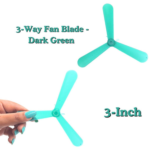 3-Inch Blades 3-Wings Toy Fan for DC Motor