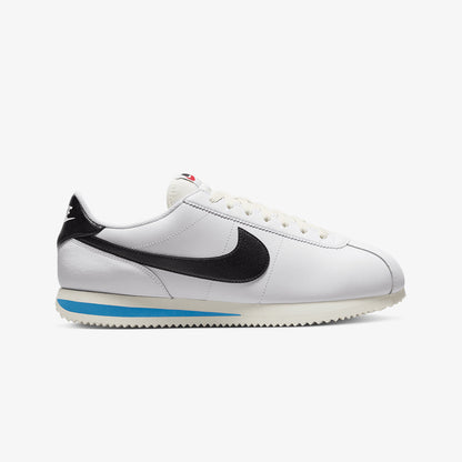 Nike | CORTEZ  { WHITE/BLACK-LT PHOTO BLUE-SAIL