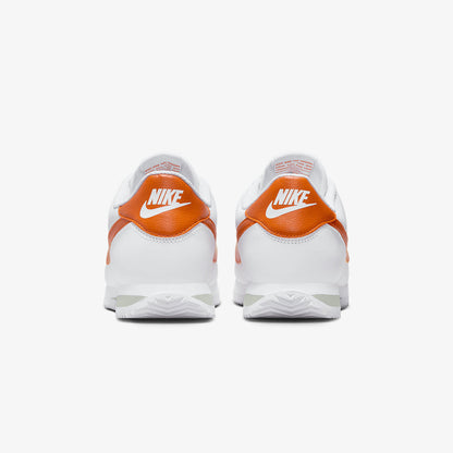 Nike | CORTEZ  { WHITE/CAMPFIRE ORANGE-JADE HORIZON