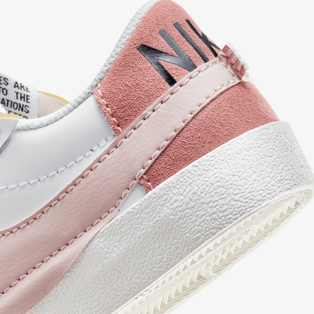 Nike | BLAZER LOW '77 JUMBO { WHITE/PINK OXFORD-ROSE WHISPER-WHITE