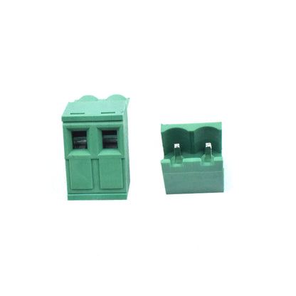 2 Pin Male and Female Pluggable Terminal Connector Right Angle Pitch 5.08mm