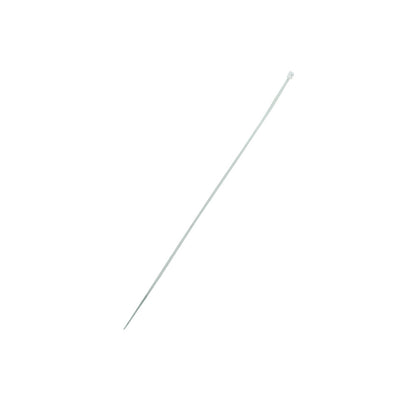 200 x 2.5 mm White Nylon Zip Tie (Pack Of 100)