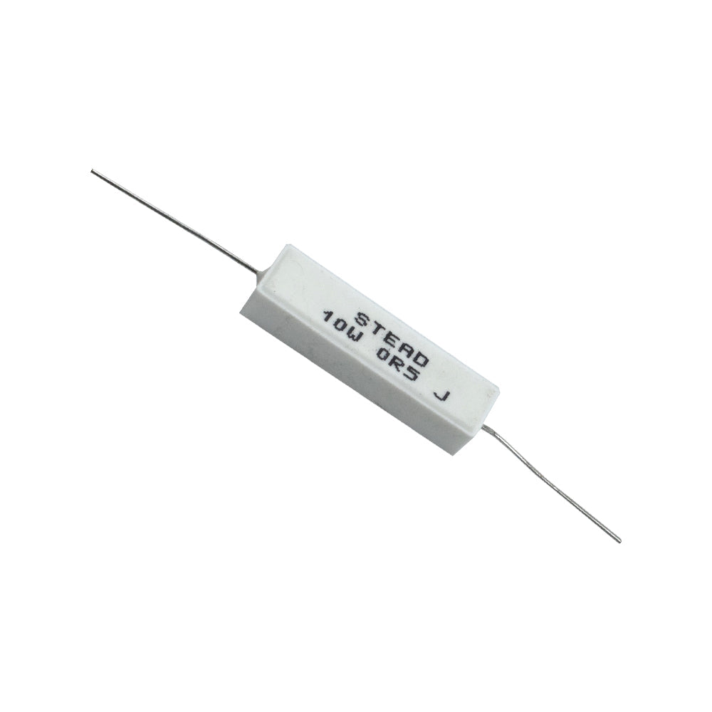 Stead 0.5 Ohm 10W 0R5 Wire Wound Resistor