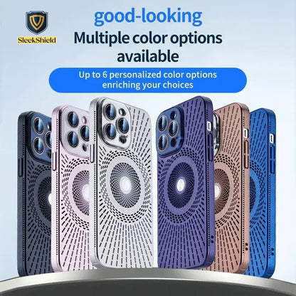 Concentric Spin Grid Pattern Case - iPhone