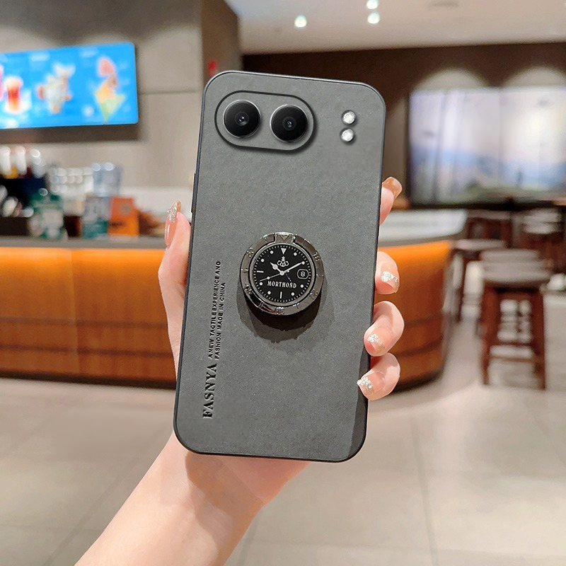 OnePlus Nord 4 Luxe Loop Leather Ring Holder Case