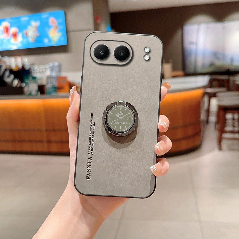 OnePlus Nord 4 Luxe Loop Leather Ring Holder Case