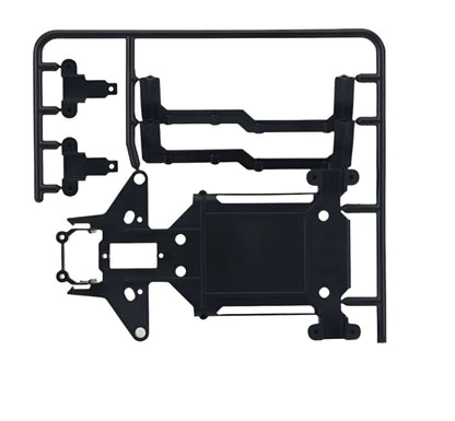 Dual Mode Four Wheel Chassis Car structural Parts with motors without controller