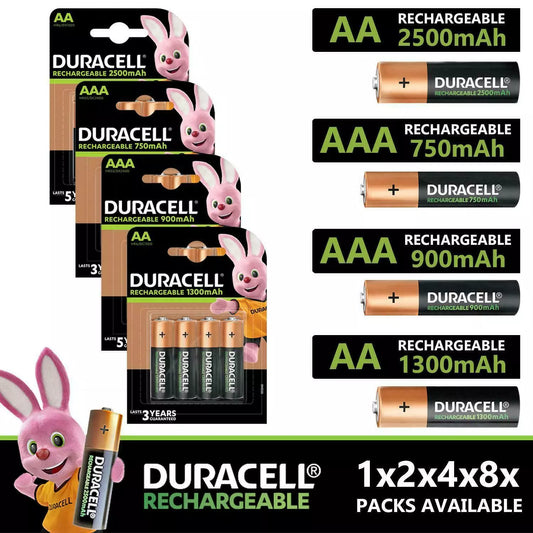 Duracell: 1.2V Rechargeable Ni-MH Battery