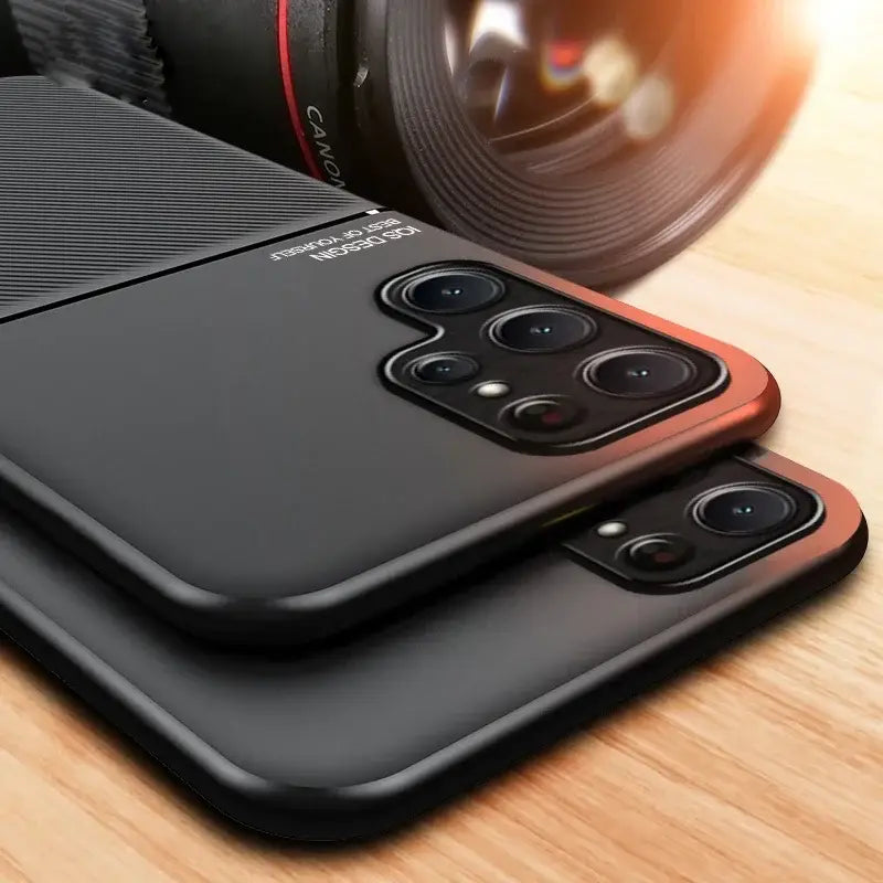 Luxe Slimline Moire Texture Grip Case - Samsung