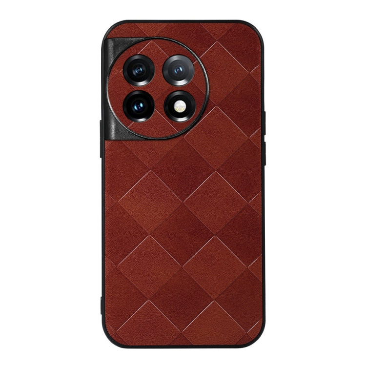 Plaid Pattern PU Leather Case - OnePlus