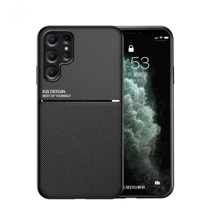 Luxe Slimline Moire Texture Grip Case - Samsung