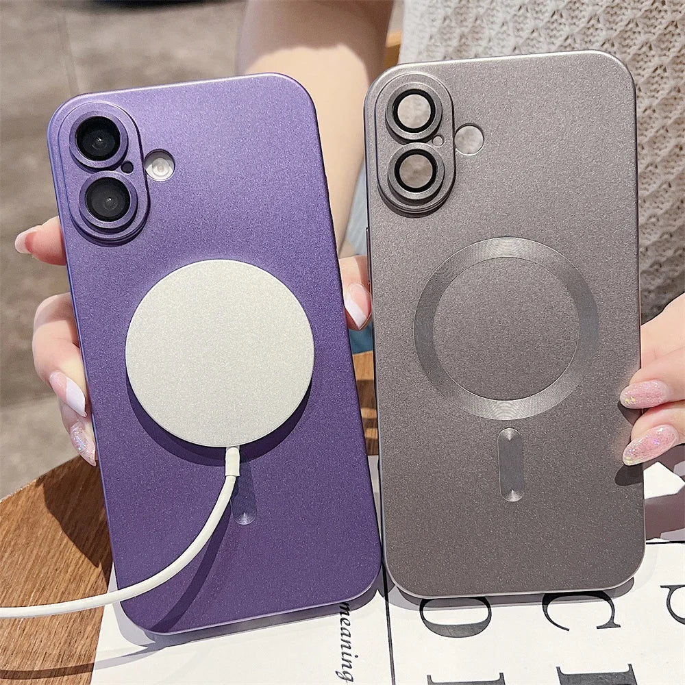 Luxury Matte Magnetic Case - iPhone