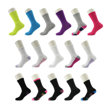 Women's Crew Sock, Size 9-11 - Bulk Case of 96 Pairs