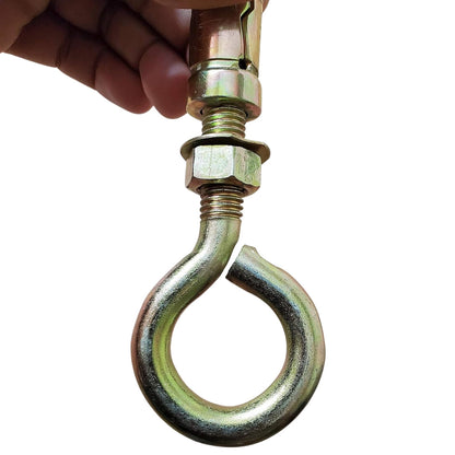 Heavy-Duty Ceiling Anchor Fasteners Closed-Hook for Fans & Hanging