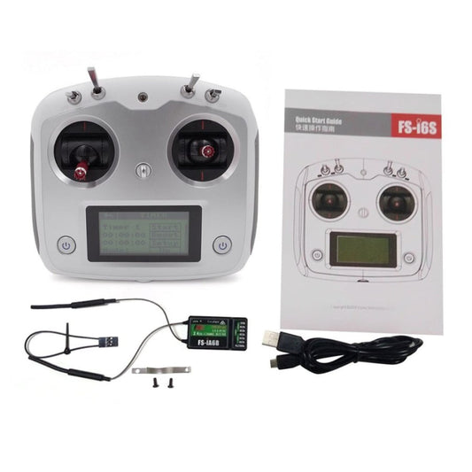 Flysky FS-i6S 2.4GHz 10CH AFHDS 2A RC Transmitter With FS-IA6B 6CH Receiver
