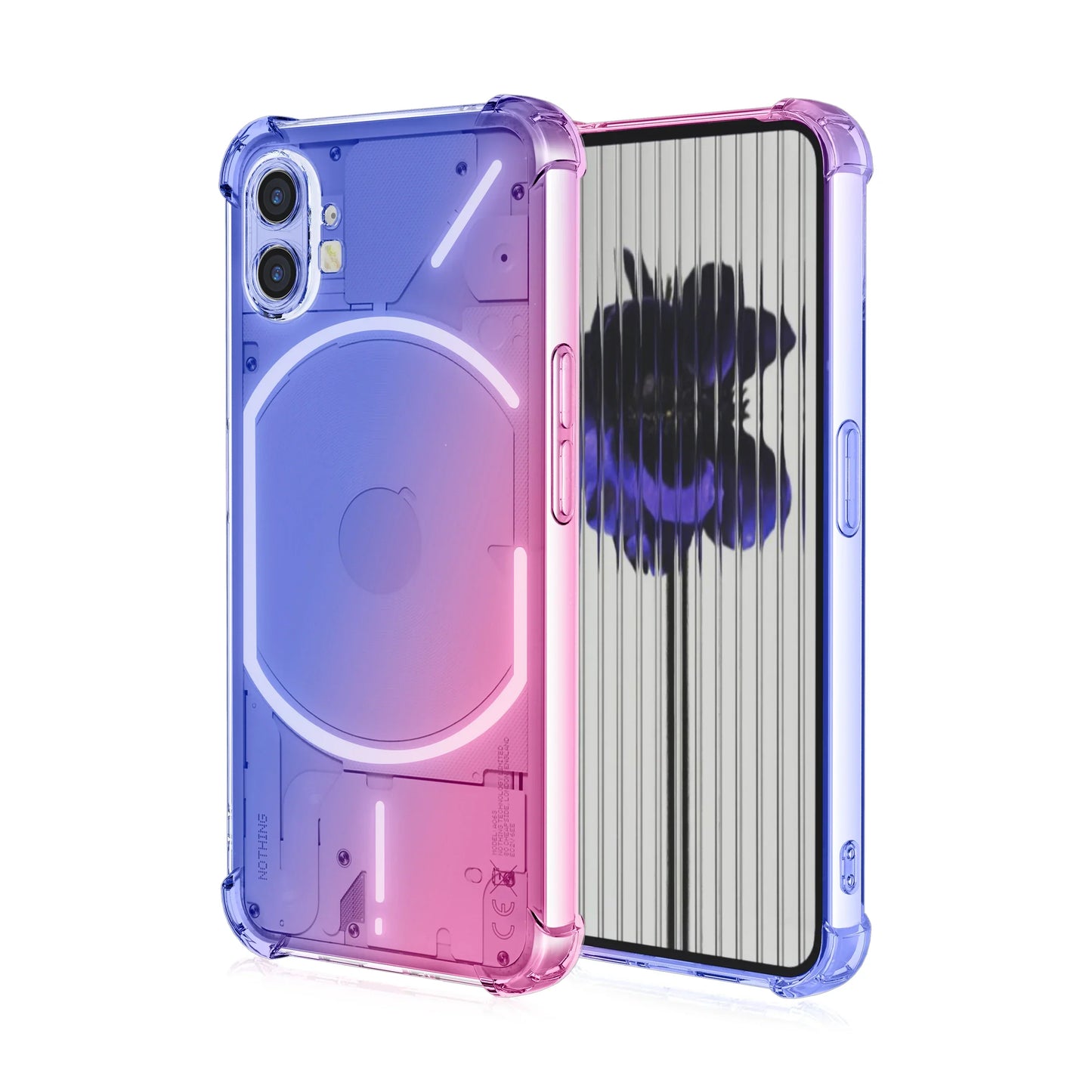 Luxurious Vibrant Clear Gradient Case - Nothing