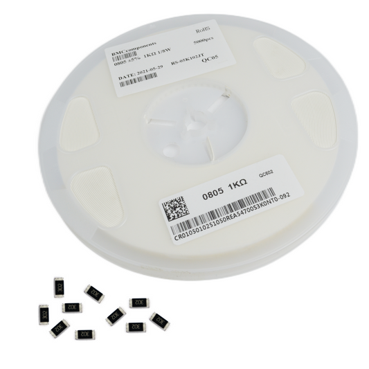 1 ohm (1R0) 5% SMD Resistor 0805 (Reel of 5000)