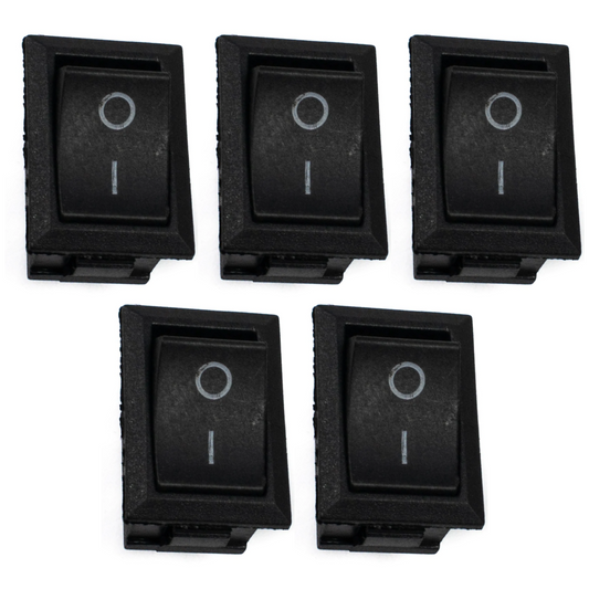 KCD1 6A 250V AC SPST ON-OFF Rocker Switch with Copper Contacts