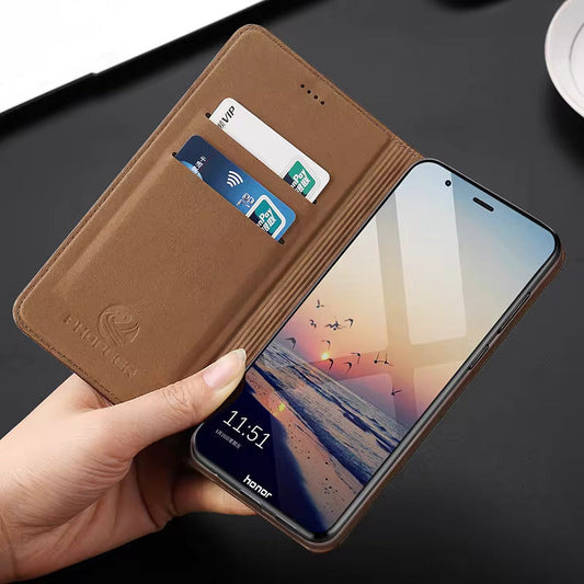 Premium Leather Wallet Flip Case - OnePlus