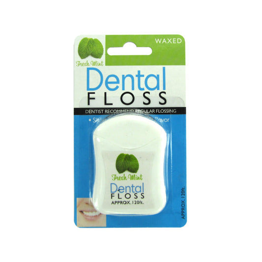 Fresh Mint Dental Floss Compact Carrying Case Oral Care Essential (MOQ-24)