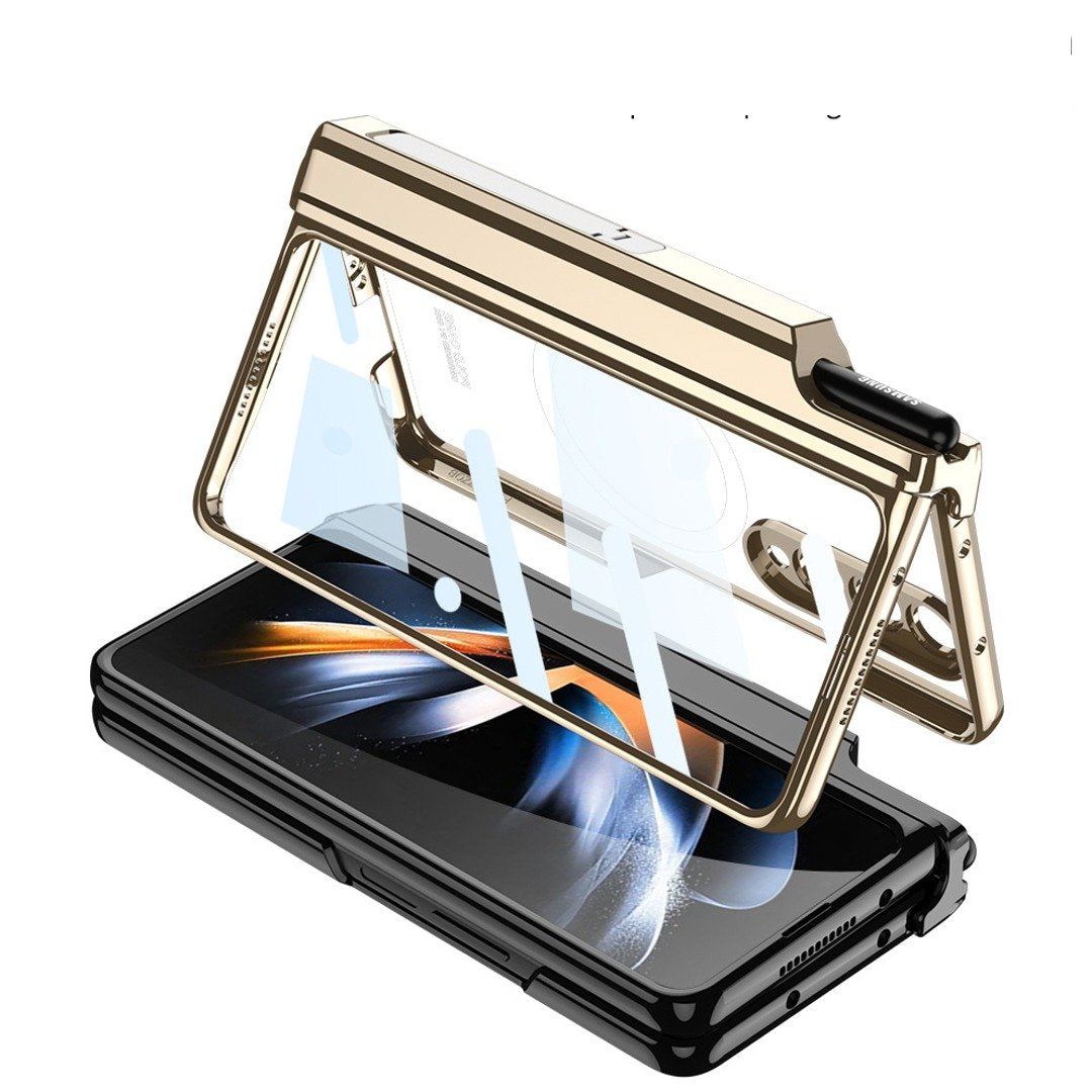 Galaxy Z Fold4 Magnetic Magsafe Metal Bracket S Pen Slot Case