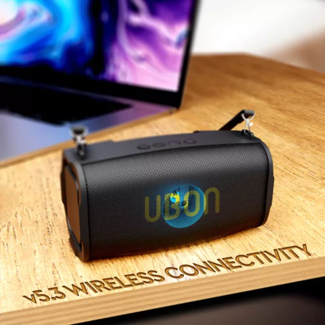 UBON SP-47 Bluetooth Speaker Audio Bar Wireless Speaker withRGB Lights, Bass