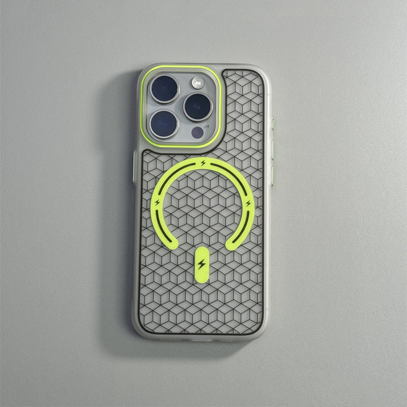Dynamic 3D Hexagonal MagSafe Case - iPhone