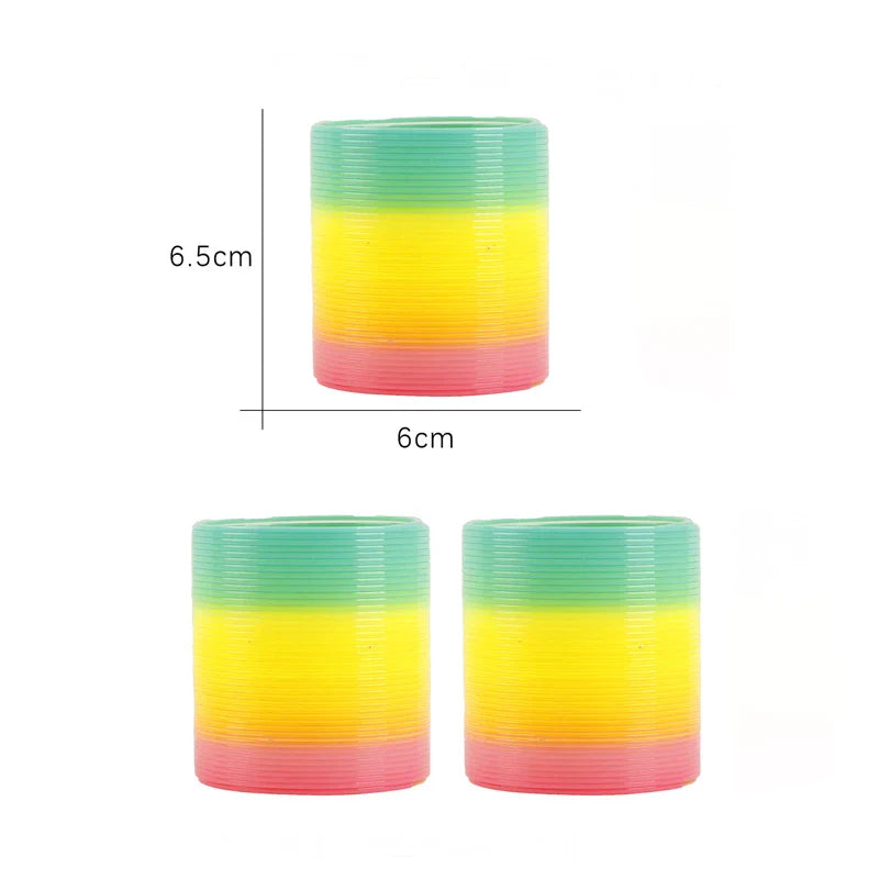 2407TA Rainbow Magic Neon Spring 1/3pcs Party Supplies  Boys Girls Easter Halloween Christmas Gift Classic Novelty Fidget Stress Toys