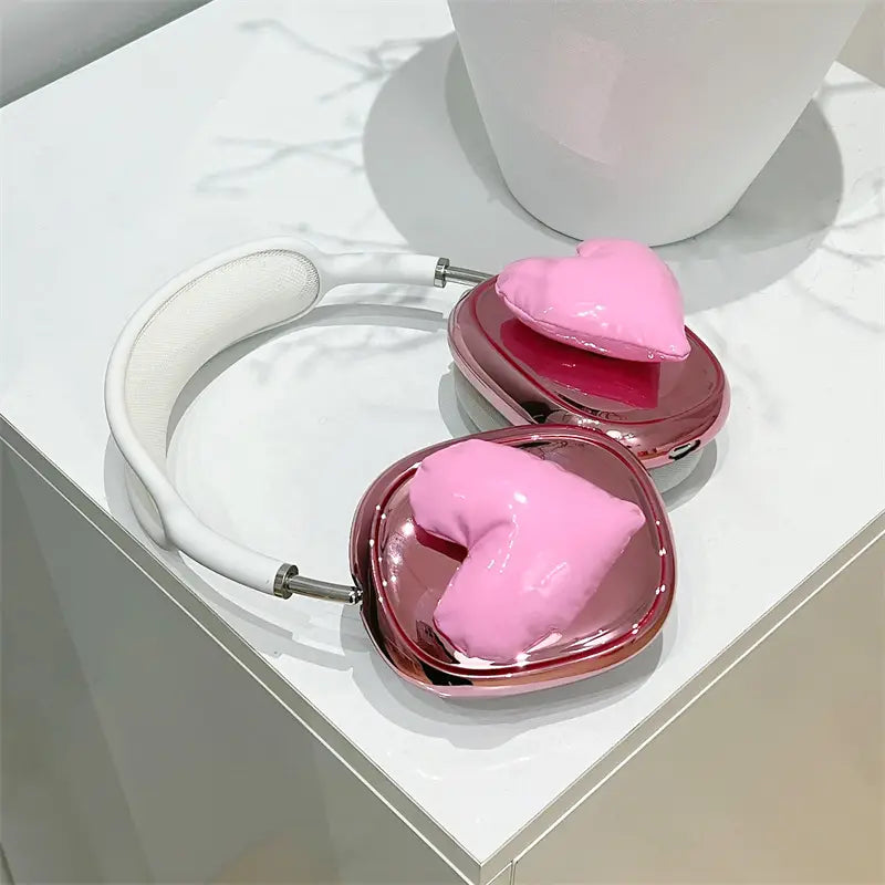 Blush Love Tunes AirPods Max Case