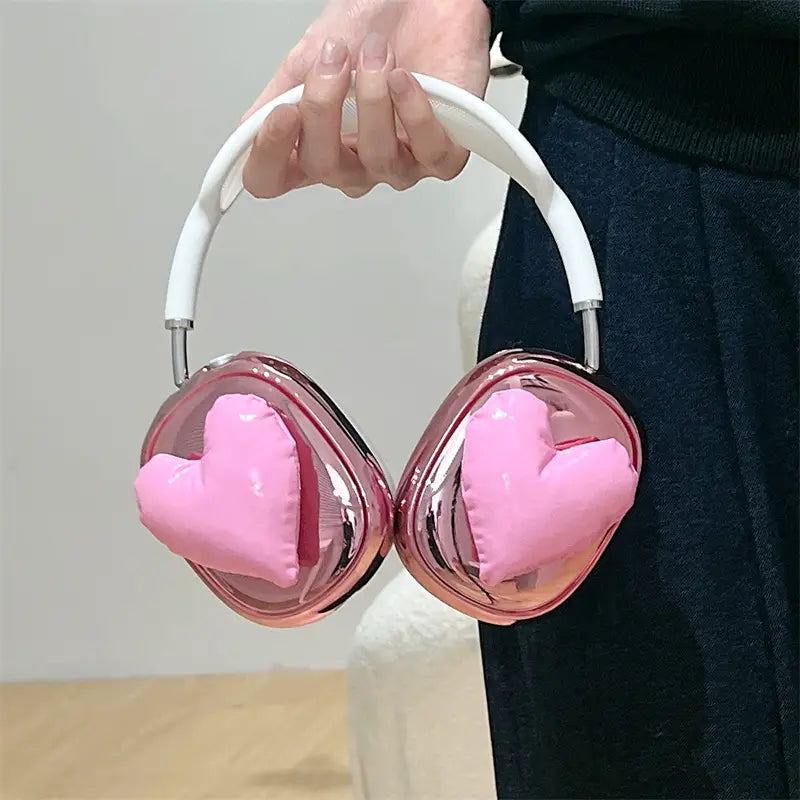 Blush Love Tunes AirPods Max Case