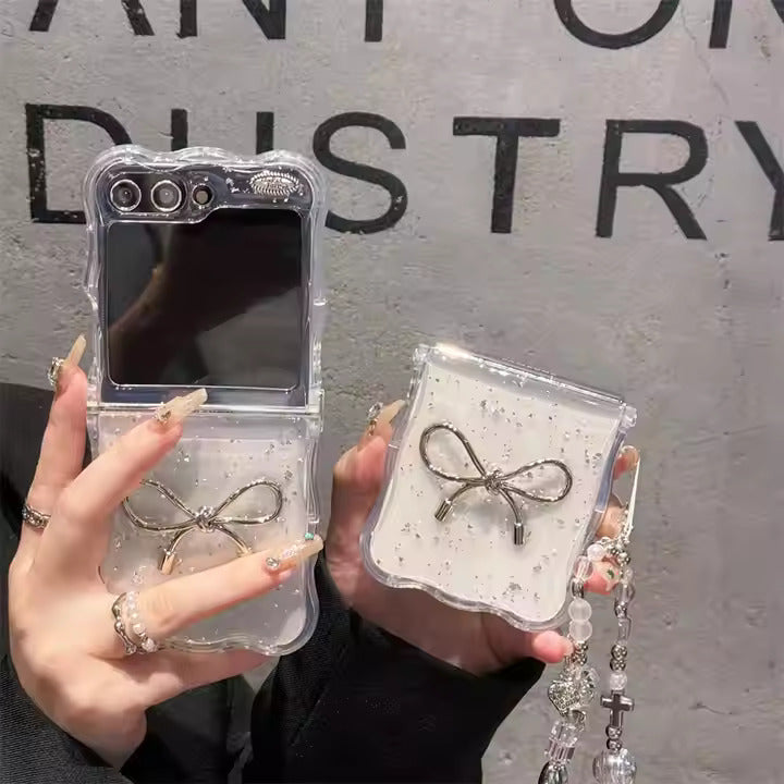 Bling Bow Glitter Design Phone Case - Samsung