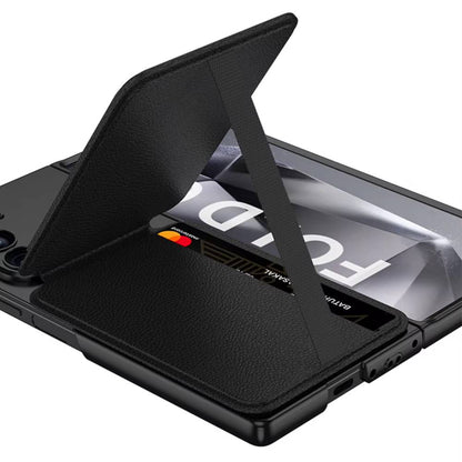 Prestigious Plaid Pattern Leather Case - Samsung