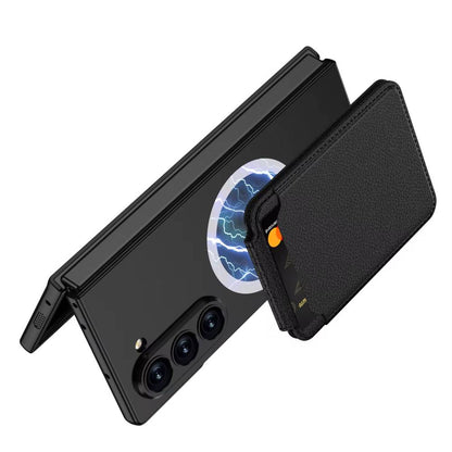 Prestigious Plaid Pattern Leather Case - Samsung