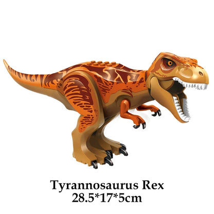 2407TA Jurassic Dinosaur World Brutal Raptor T-Rex Triceratops Indominus Rex Model Building Blocks Dino Velociraptor Figure Bricks Toys