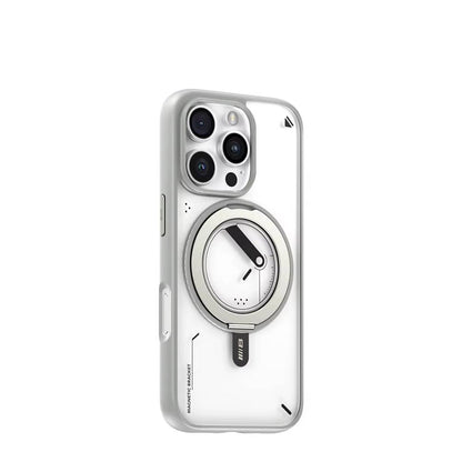 Sleek Chrono Magnetic Stand Case - iPhone