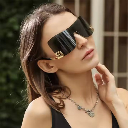 Trendy Gradient Shield Sunglasses