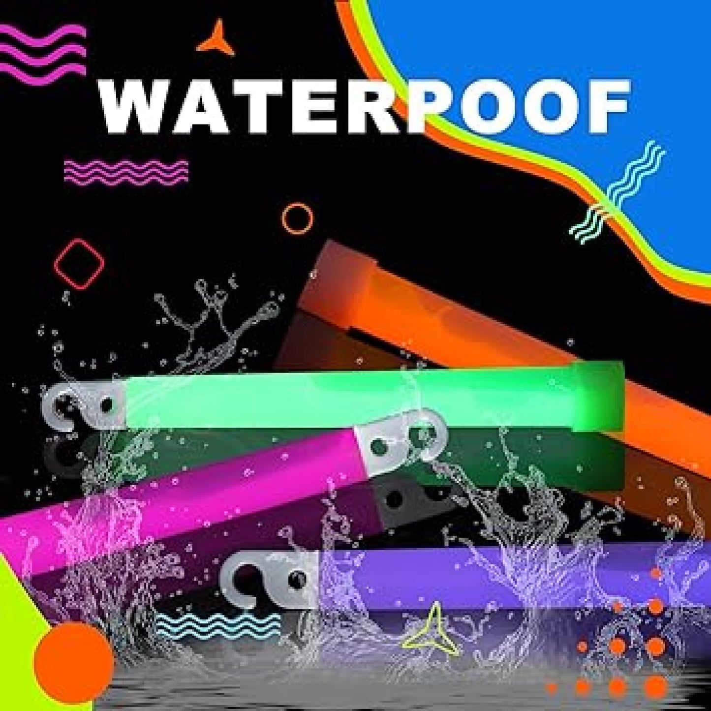 Glow-In-The-Dark Stick In Bulk- Assorted