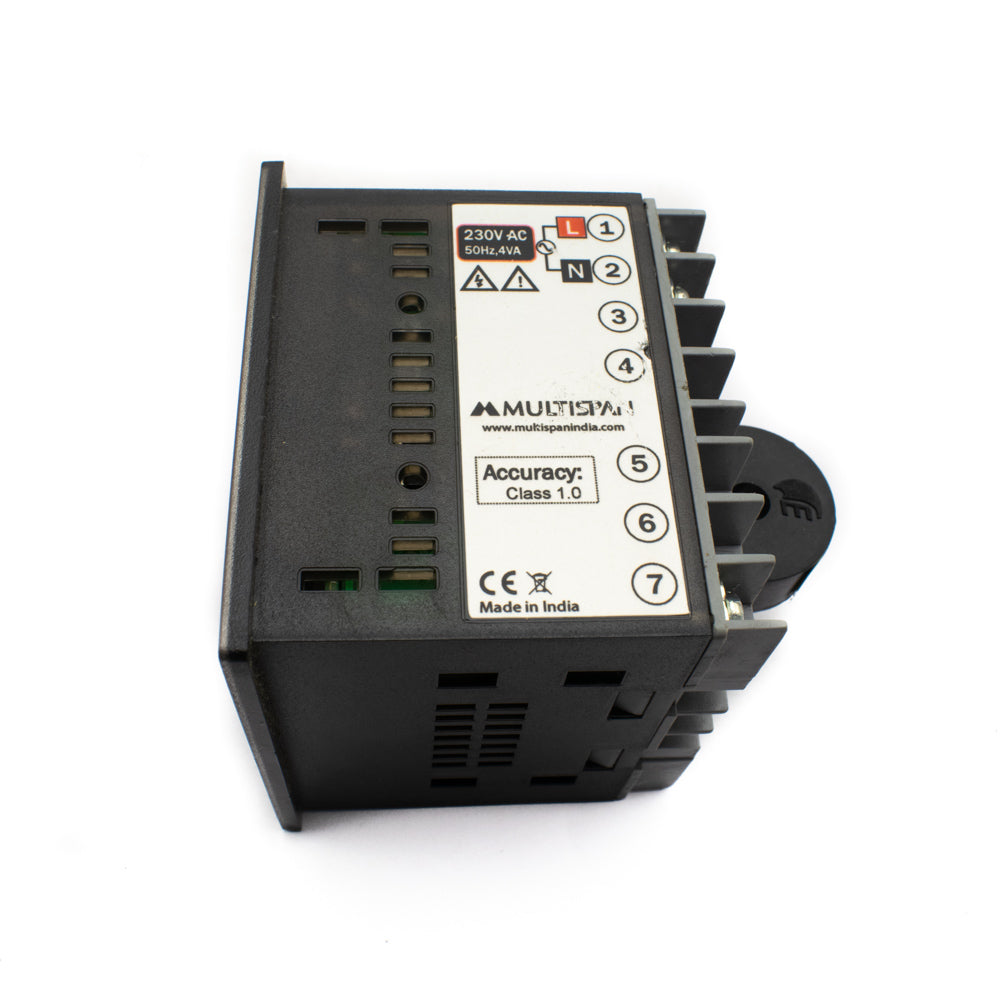 Multispan AV-22 Size Digital Volt & Ampere Meter