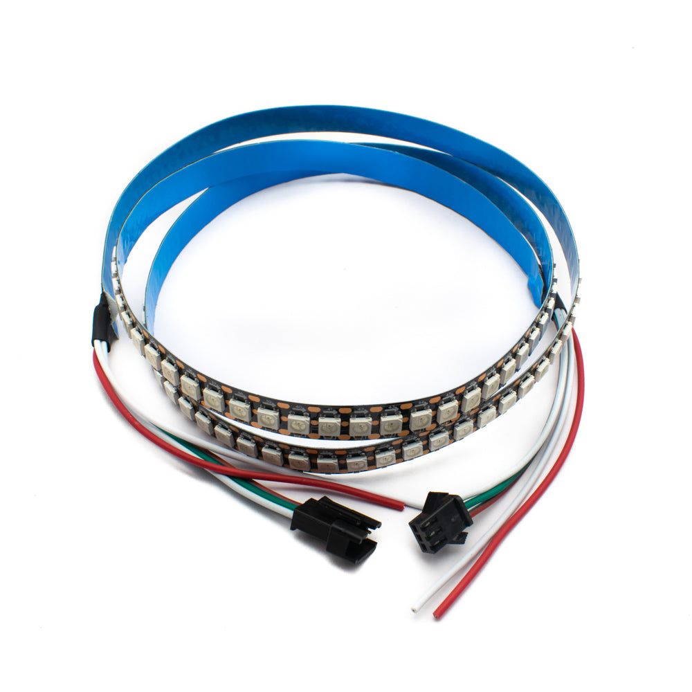 WS2812B 144 LEDs/m RGB Addressable LED Pixel Strip Light 5V DC Programmable