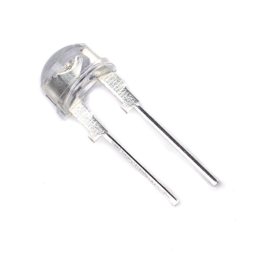 High Intensity White LED 8mm - Clear Lens