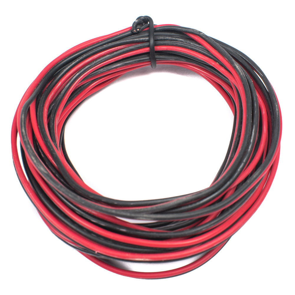 20 AWG Multi Strand 2 Wire Ribbon Cable 1 Meter (Red & Black) 18/0.18mm