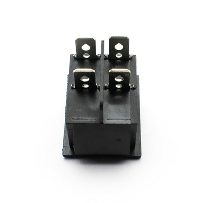 KCD4 16A 250V DPST ON-OFF Rocker Switch with Blue Light