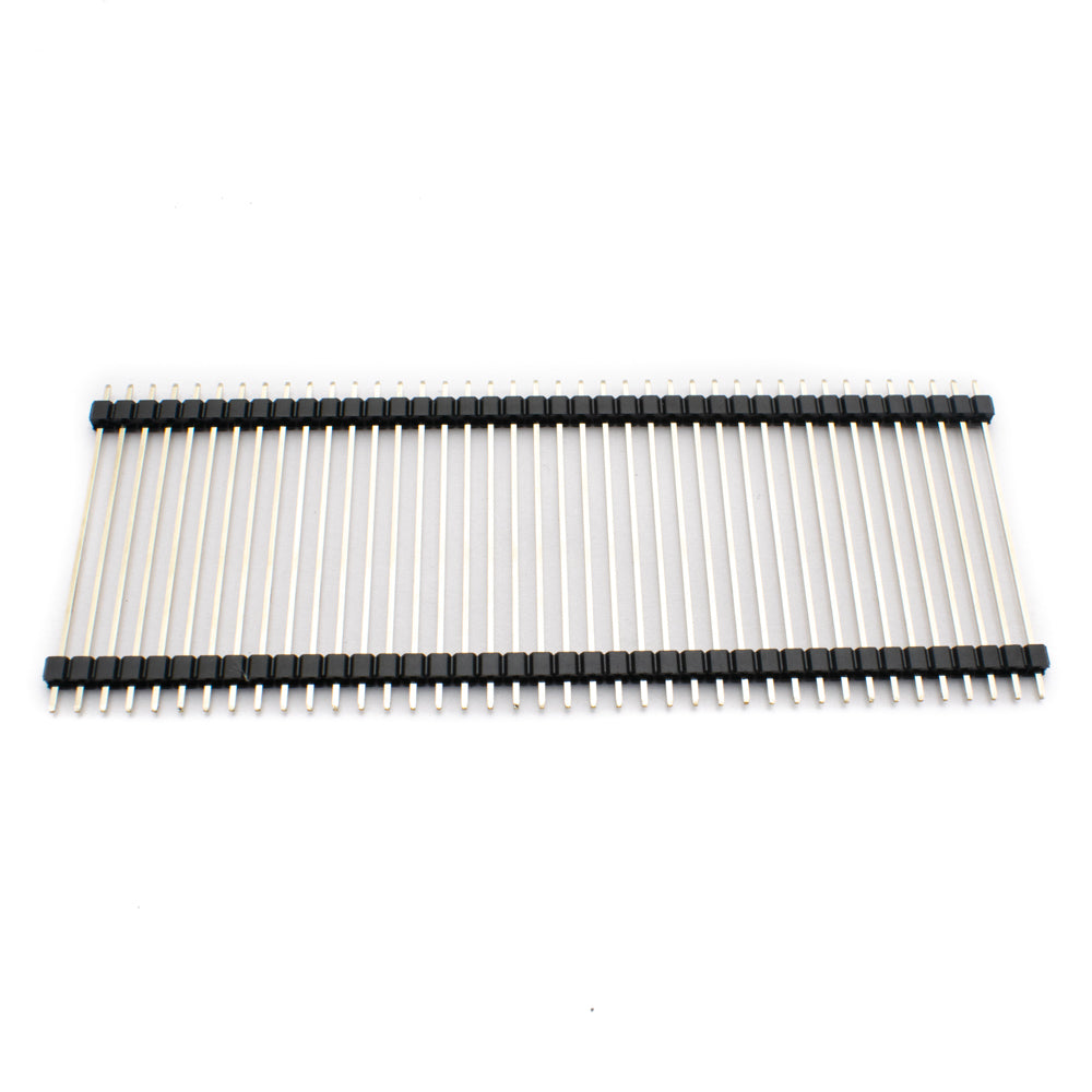 2.54mm 1x40 Pin 40mm Long Male Straight Single Row Brass Header Strip Spacer