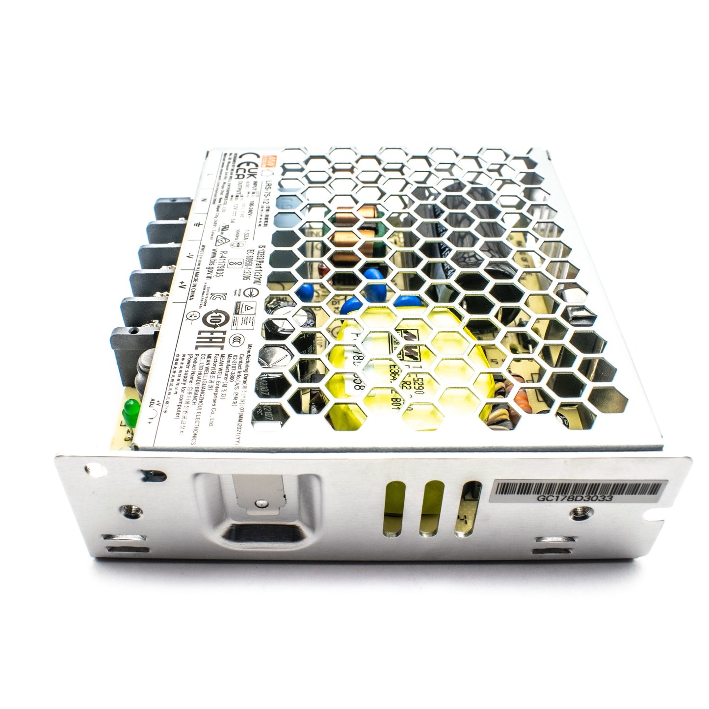LRS-75-12 Mean Well SMPS - 12V 6A - 72W Metal Power Supply
