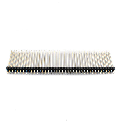 2.54mm 2x40 Pin 25mm Long Male Straight Double Row Brass Header Strip