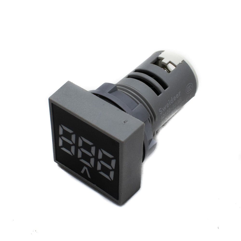 Sweideer AD136-22VMS Square Voltmeter Signal Lamp (White)