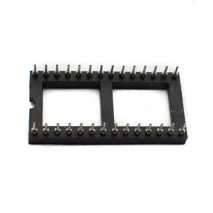 28 Pin Machined IC Base Wide 2.54mm Pitch